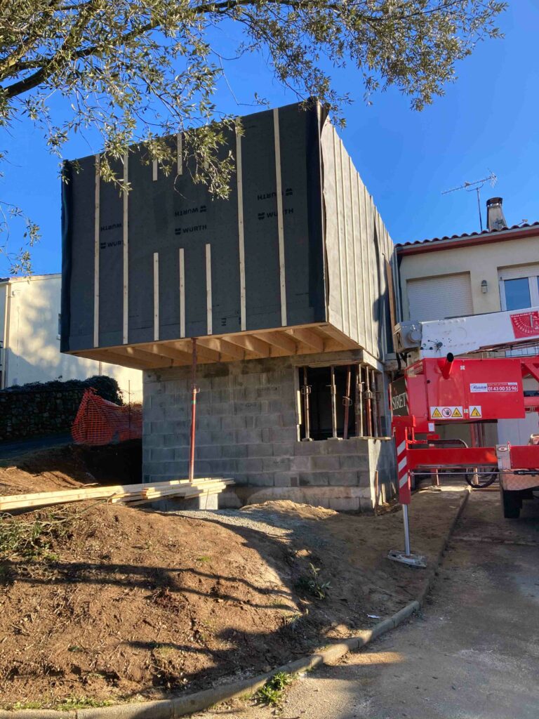 Construction d'une extension de maison avec architecte et maitre d'oeuvre